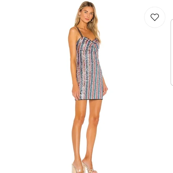 Lovers + Friends City Lights Mini Dress NWT